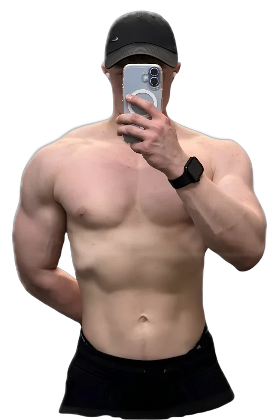 Elias Tandel im Gym, Spiegelfoto